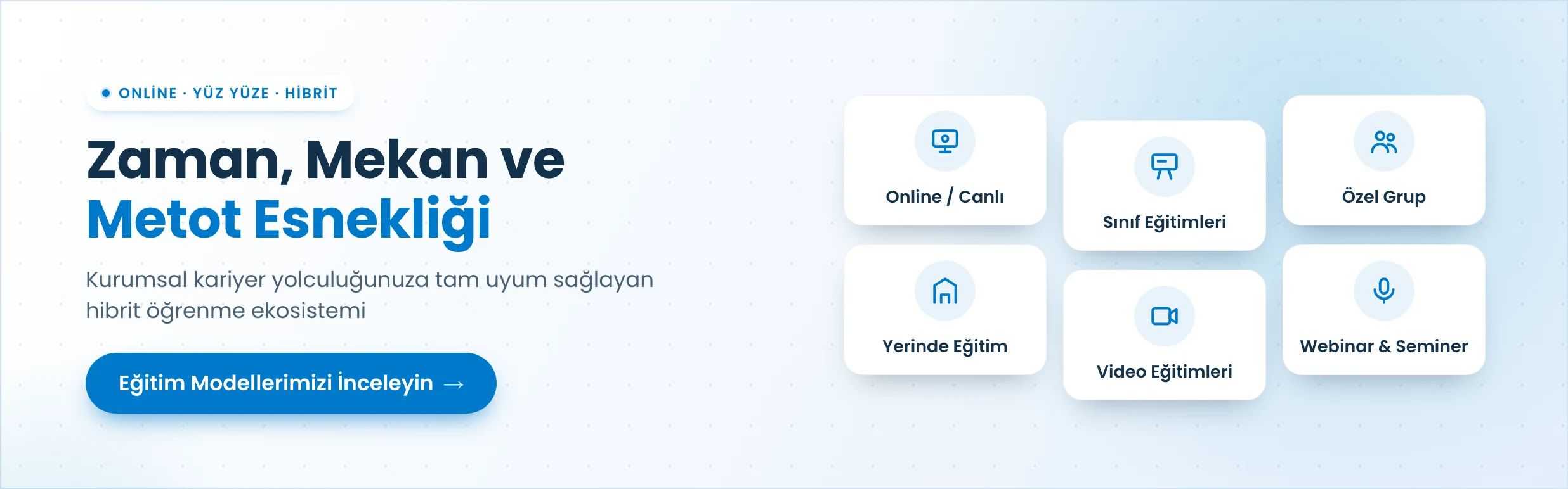 ONLİNE / YÜZ YÜZE / HİBRİT